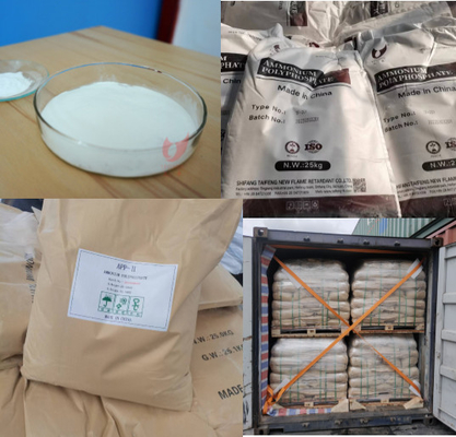 Non Halogen Ammonium Polyphosphate Phase II TF-201 for Fireproof Coatings, Wood, Textile, Plastics