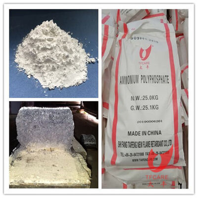 Insoluble In Water Ammonium Polyphosphate Flame Retardant with Whiteness >92 and Viscosity <20 for Fireproofing Applications